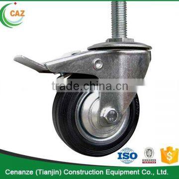 Rubber Scaffolding With Brake Adjustble Caster Wheel photo-2