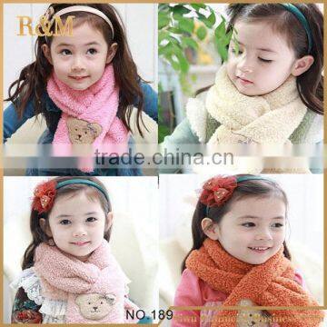 Factory main products! novel design latest child christmas scarf from direct factory