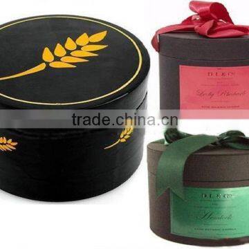 Delicate round tube box skin care jar gift box
