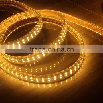 High lighting waterproof double row 2835 AC warm white flexible smd led strip