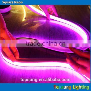 Flat emitting 220v pink square smd2835 led flexible neon ip67