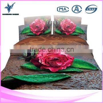 2016 King Size 3D Rose Pattern Bedding Set