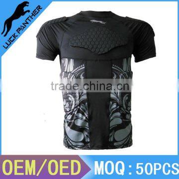 American Football Rugby Shoulder Pads Short Sleeve