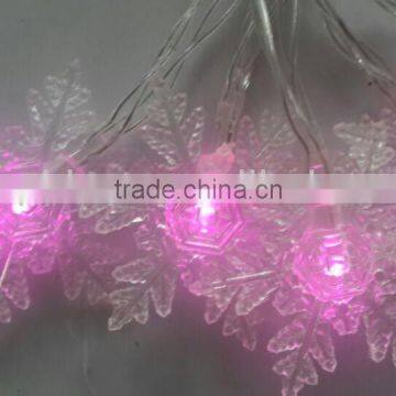led battery christmas light led snowflake light