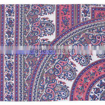 Indian Striped Paisley Tapestry Wall Decor Throw Table Cover 100% Cotton Bedspread Indian Jaipur Manufacturer & Wholesaler