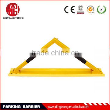 Use conveniently manual parking barrier