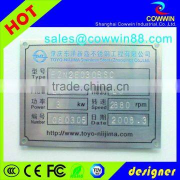 2016 New Wholesale Custom Made Metal Car Tag With Karon photo-2