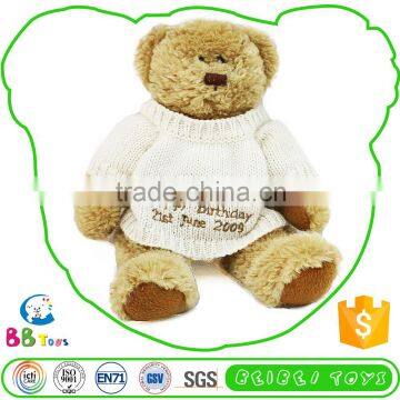 New Product Custom Tag Cute Sublimation Teddy Bear