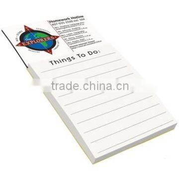 Customized things to do magnetic notepad / fridge magnet notepad