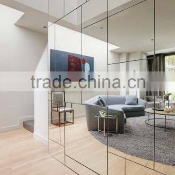 Free Sample Tempered Float Glass Partition Two-way Mirror Glass