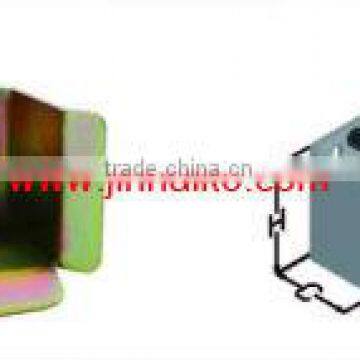 high steel sliding gate end stop yellow galvanized