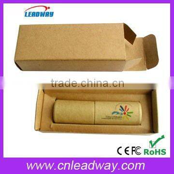 8g recycle fiber cylinder usb flash disk