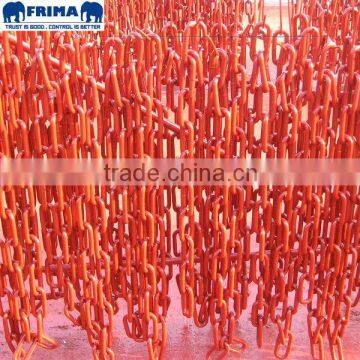 Red Painted full size of G80 Long Link welded Lashing Chain