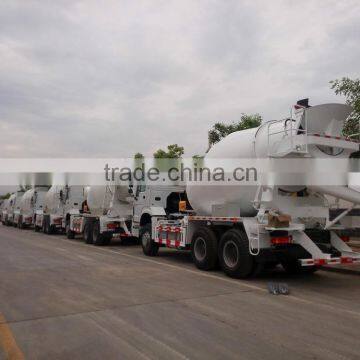 New condition and manual transmission SINOTRUK HOWO Euro 3,336hp 9cbm Concrete Mixer Truck,