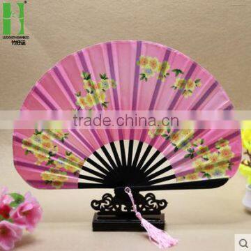 costom fabric lady summer gifts hand held fan