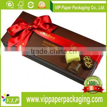 CUSTOM LUXURY CARDBOARD PAPER CUSTOM CHOCOLATE GIFT BOX