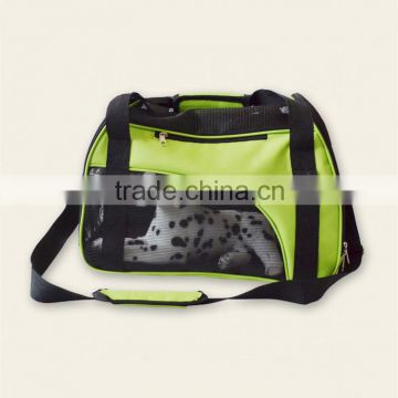 Foldable outside travel pet carrier bag for small pet