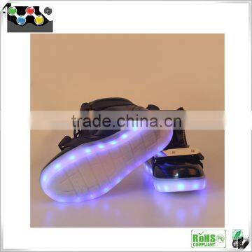 Newest Fashionable LED Light Up Smocks Casual Shoes Hot Sale Smock Casual Shoes For Men and Woman