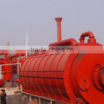 CE ISO waste rubber pyrolysis machine to oil equipment