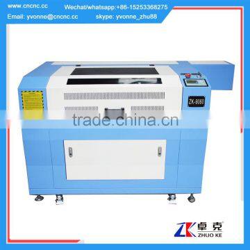 Hot sale 6090 MDF Laser cutting machine for soft wood 130W laser tube with USB flash disk control ZK-9060-130W