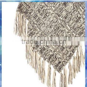 Space Dye Cable Knit Women Poncho/nice Ponchos photo-4