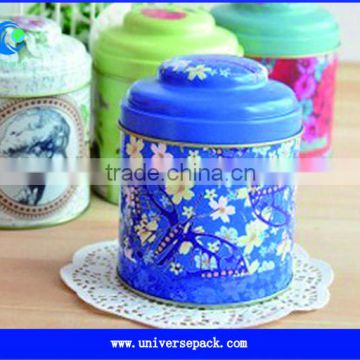 Storage Iron Box Cylindric Printed For Wholesale Boxes Export