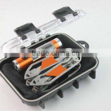Multi function Tools solar flashlight gift set