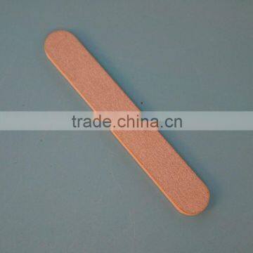 ZJC-038 9cm Double side silver color 180 grit nail file