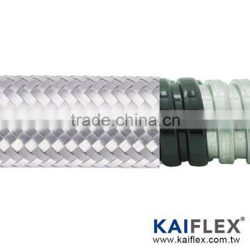 Squarelock PVC Jacket Stainless Steel Braiding Flexible Metal Conduit