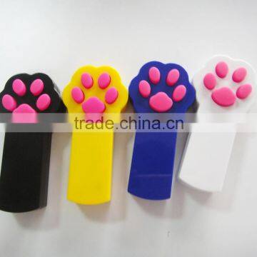 cat laser beam Winod Cat paw shape laser Beam WIN-1923 nickelodeon paw patrol blister packing yellow laser pointer