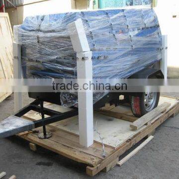 Auto Diesel Engine Towable Trailer Rotary Screw 10 Bar Mobile Compressor photo-4