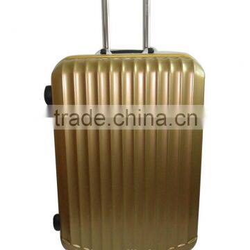 2016 Fashion Design Golden Color ABS+PC Luggage With Aluminum Frame/ TSA Lock Travel Set/OEM Accept Luggage photo-2