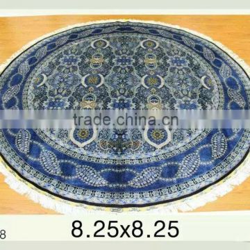 handmade silk round rug dinning room round carpet under table bedroom handmade silk carpet