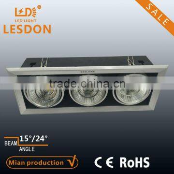 10W 20W 30W LED Recesse light,led grille lamp,square led downlight