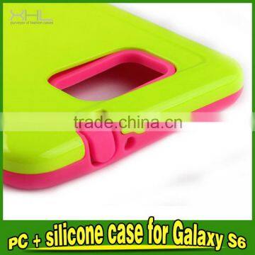 Modern hot-sale tpu pc phone case for samsung s6