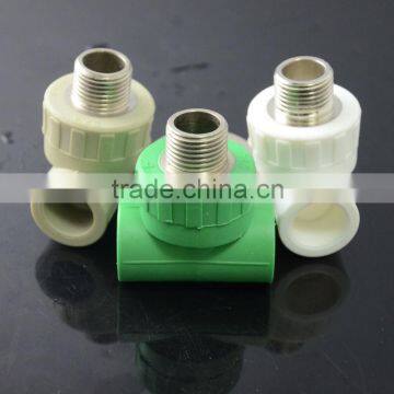 Good Quality Corrosion Resistance Plumbing System Ppr Tee Fitting With Brass Threaded photo-4