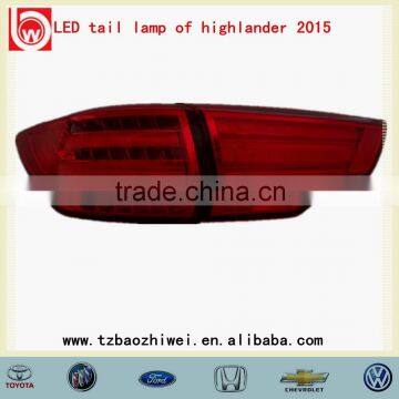 Good Quality LED Automobile Car New Type Tail Lamp Light for Highlander 2015 BMW Style