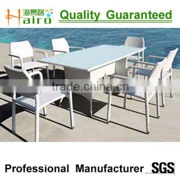 Synthetic Outdoor Rattan Dining Table and Chair photo-5