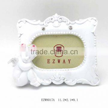 Promotional Round, Square and Heart Shape White Angel Picture Frame Wholesale photo-2