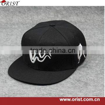 Canton fair fip top pop top cap with back flap cotton or acrylic material