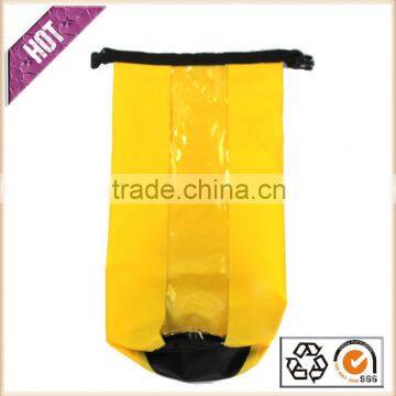 2016 Transparent Window Waterproof Dry Bag Dry Sack Swim Pack Camping Bag with Clear Show Window
