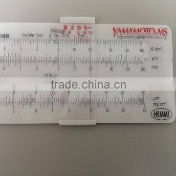 Reliable Japan-made Slide Rules Used as Electroplating Instrument photo-4