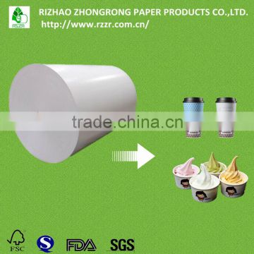 190-350gsm pe coated paper for cups