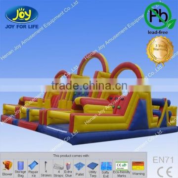 Giant inflatable obstacle course ultimate module challenge