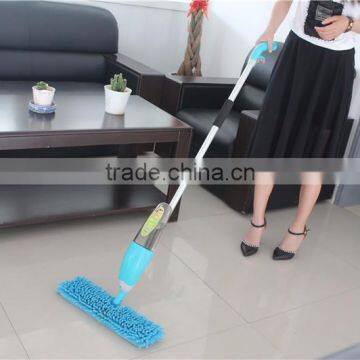 Double sides water absorbing mop, spray mop