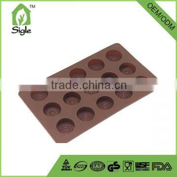 2016 New Design 15- Cavity Silicone Round Ice Cube Tray Chocolate Mold Cookie Mold Jello Mold photo-3