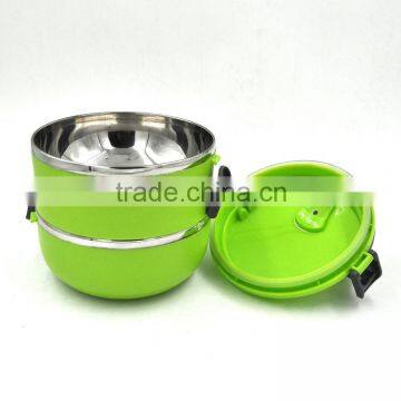 2016 Top Qualitiy Portable Lunch Metal Plastic Box Food Container With Lock photo-5