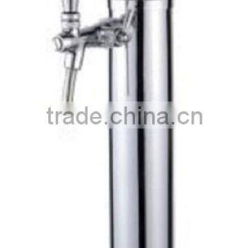single hole tower, Column draft beer tower,stainless steel beer tower