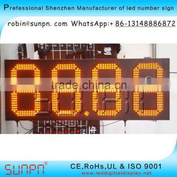 Australia Led Digital Gas Price Display 8.8.8.8 (12inch ) R/W/Y/W/B Color photo-4