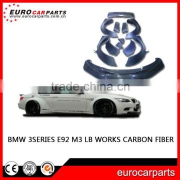 Bolt-On wide 3 series E92 Body kit M3 "L*B " works for E92 M3 car mofification